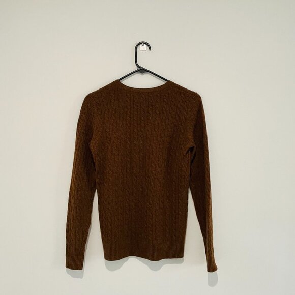 Sutton Studio Cashmere Brown Sweater Size S - Picture 7 of 10